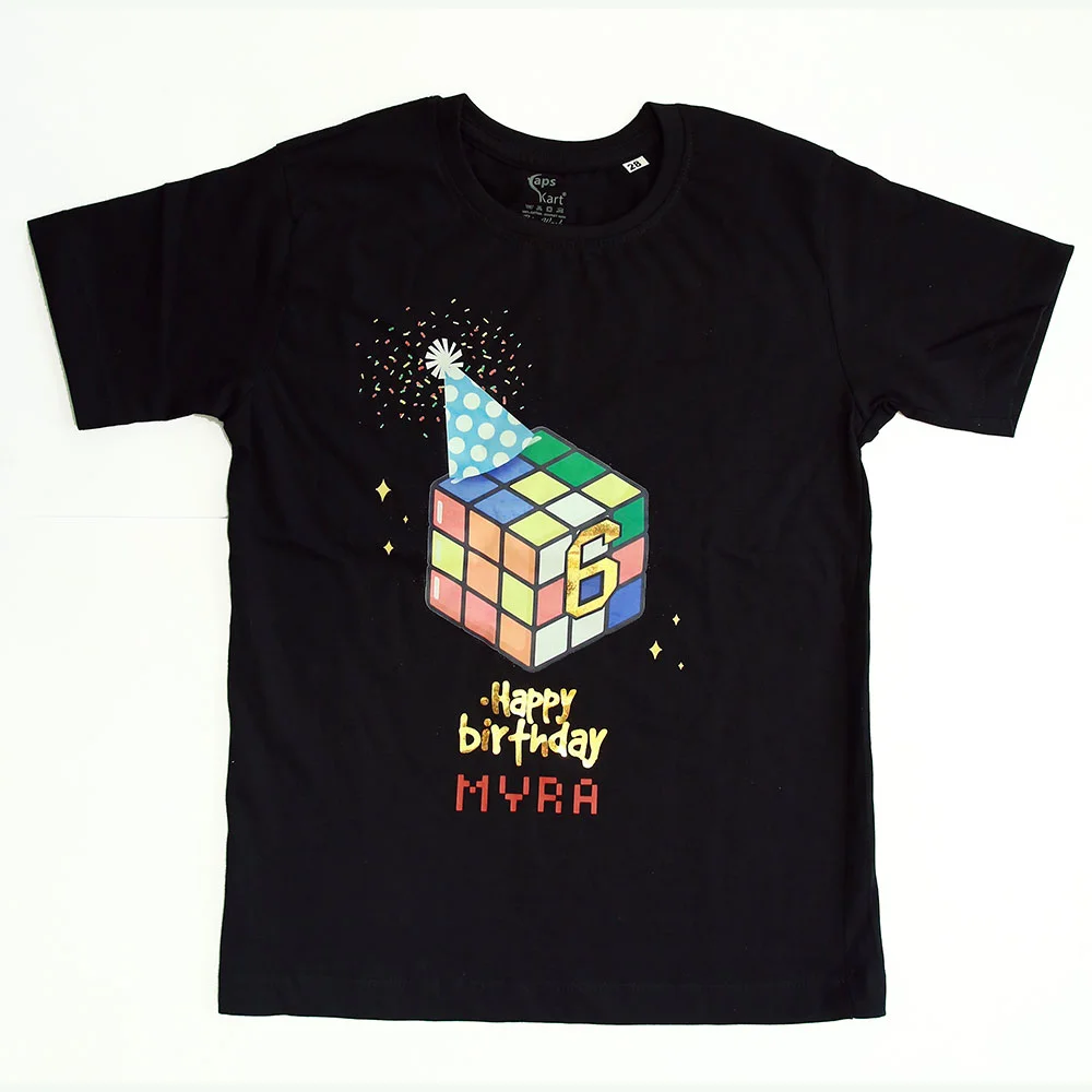 Personalized Rubik's Cube T-shirt
